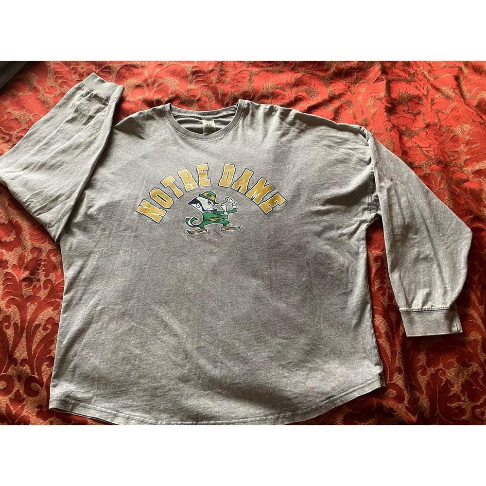 Notre Dame Fighting Irish Gameday Couture Long Sleeve XXL Soft Pullover s54